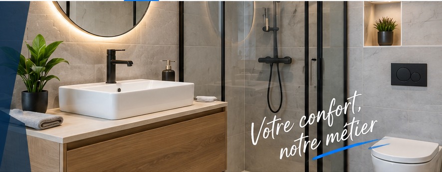 Pose sanitaire et plomberie